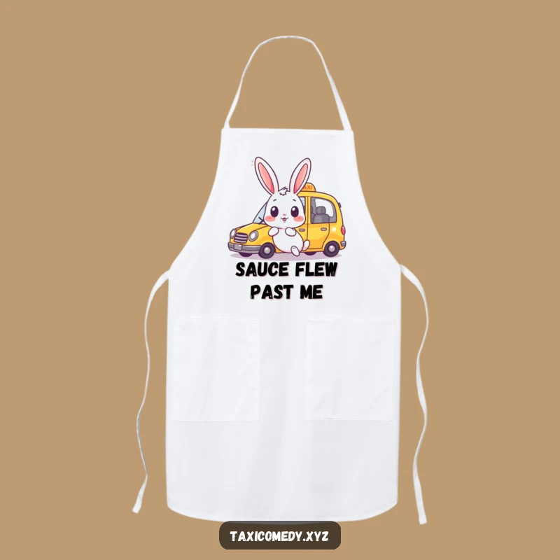 Funny Rabbit Apron: Surprised Bunny, Chef's Companion for Urban Kitchens