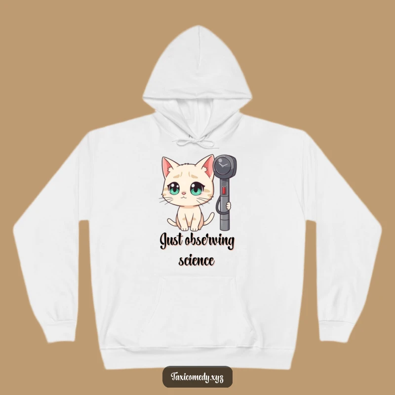 Cozy Funny Cat Taxi Meter Hoodie - The Ultimate Humorous Gift for Cat Fans