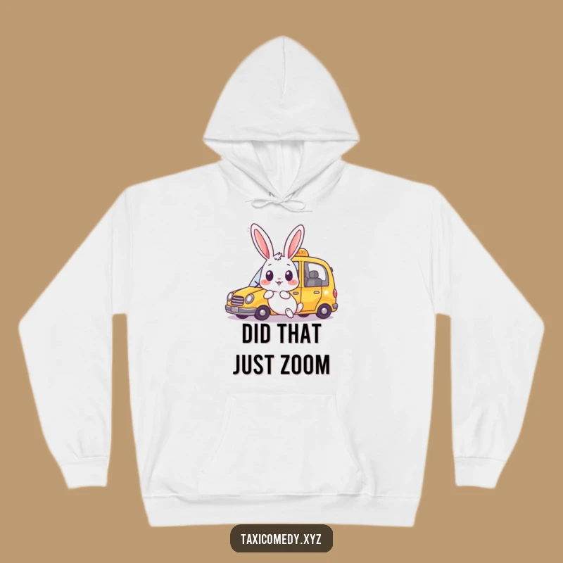 Funny Rabbit Hoodie: Surprised Bunny, Cozy & Hilarious Urban Wear