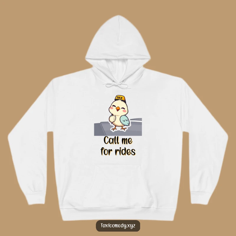 Funny Bird Hoodie: Winking Driver, Cozy & Hilarious Avian Gear