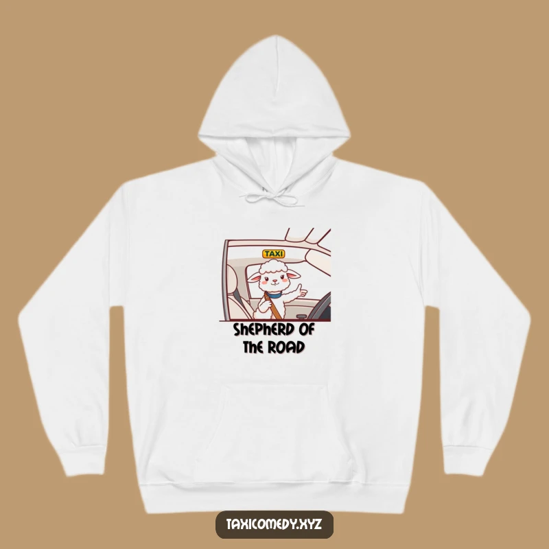 Funny Sheep Navigator Hoodie: Cozy Sheep Gives Directions, a Hilarious Warm Gift