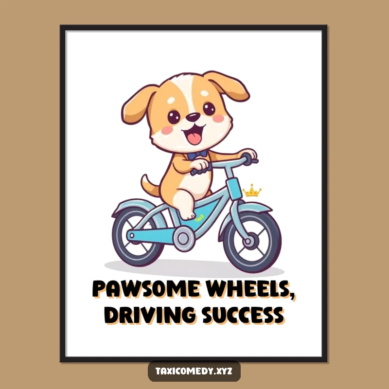 Free Printable Dog Taxi Art: Hilarious DIY Funny Downloadable Wall Decor for Dog Lovers