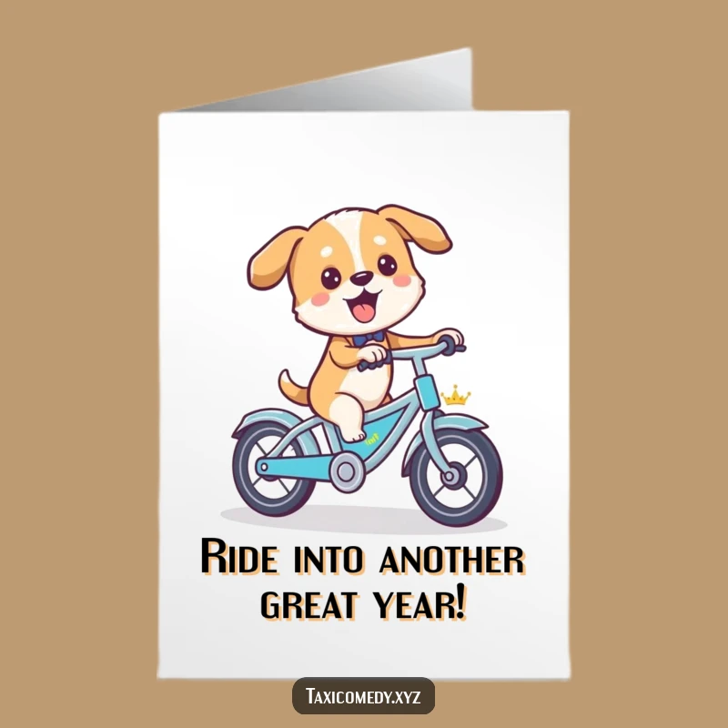 Free Printable Dog Taxi Birthday Card: Hilarious DIY Funny Downloadable Gift for Dog Lovers