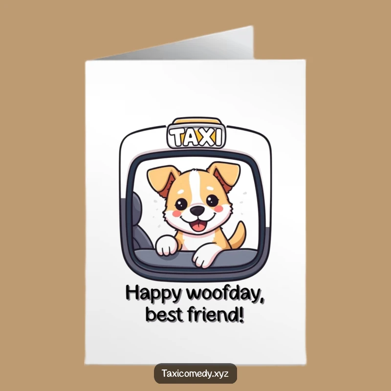 Free Printable Funny Dog Birthday Card - Wacky Downloadable Woof-tastic Gift