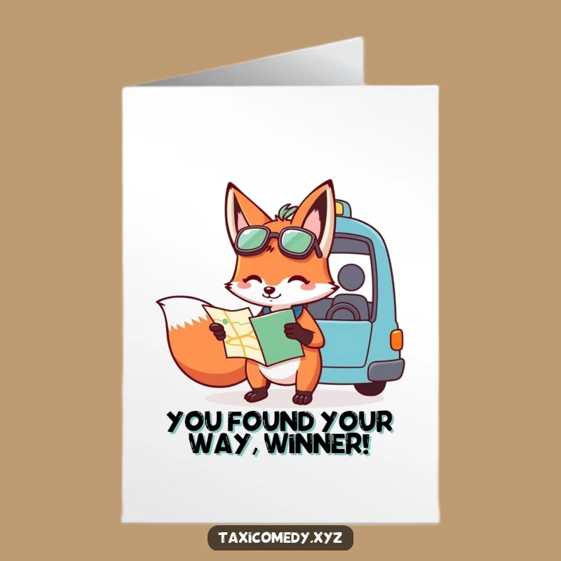 Free Printable Congratulations Card: Journey to Success - Humorous Downloadable Message