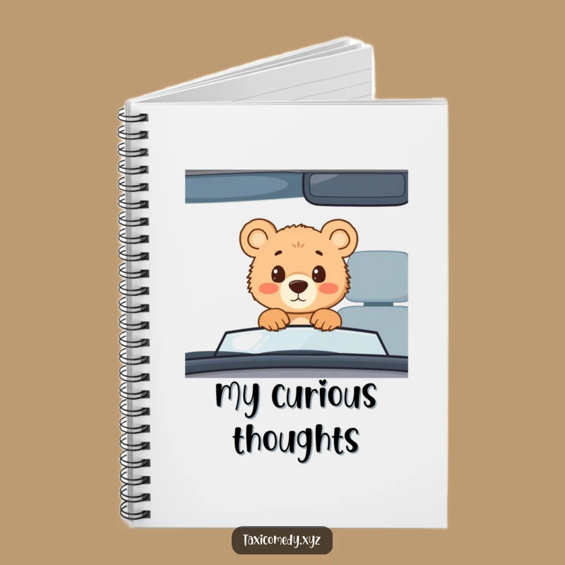 Funny Bear Cub Taxi Notebook: Curious Cub's Journal for Wild Ideas and Notes