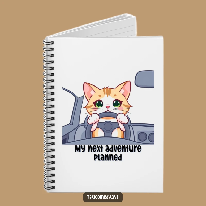 Funny Cat Driver Notebook: Jot Down Ideas with Feline Flair