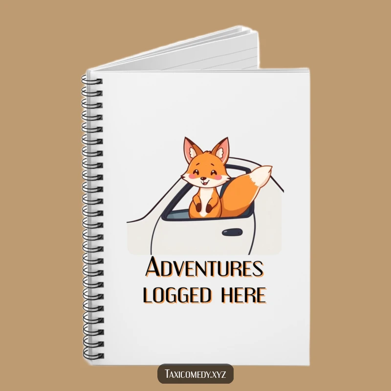 Funny Fox Notebook: Cheerful Rider, Perfect for Documenting Adventures