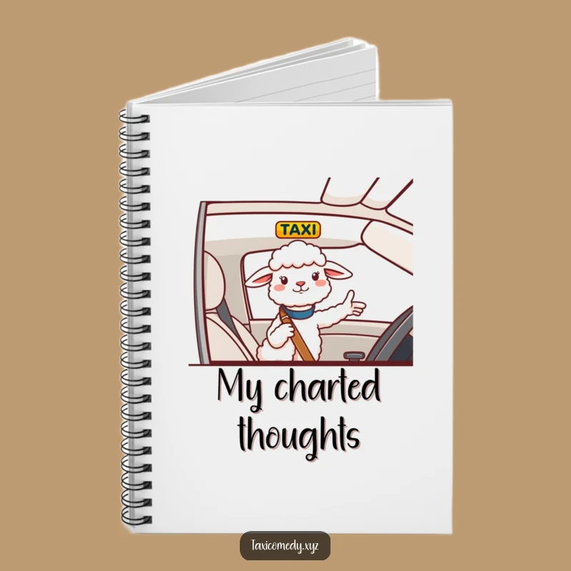 Funny Sheep Navigator Notebook: Jot Notes with a Cheerful Sheep Hilariously