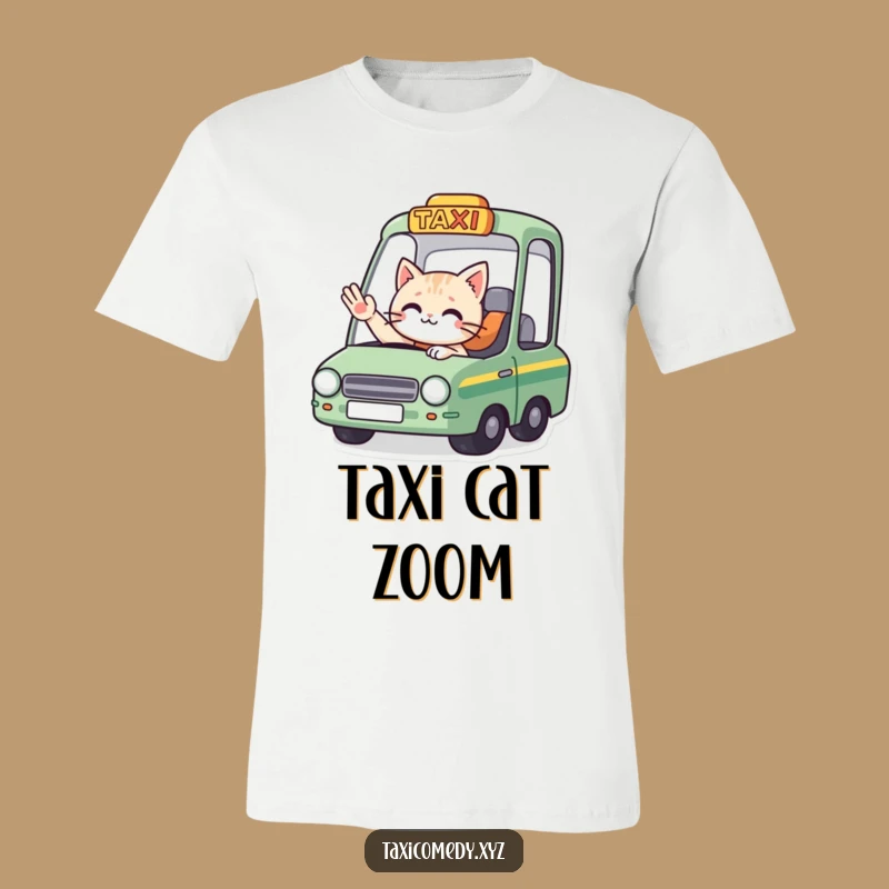 Funny Cat Taxi Goodbye Tee: Wear Your Hilarious Departure