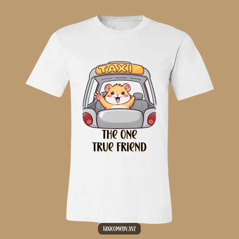 Funny Hamster Taxi T-Shirt: Hilarious Rodent Road Trip Tee for Small Pet Lovers