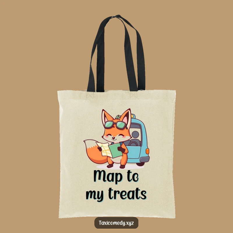 Funny Fox Navigator Tote Bag: Carry Your Way to Adventure